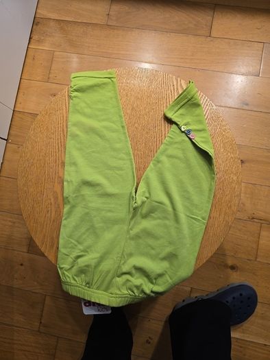 girls leggings green age 6