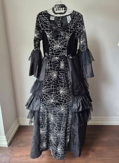 TK Maxx Foggy Cauldron Kids Witch Costume Set (Dress + Hat) - Age 9-10