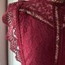 Bnwt burgundy lace detail occasion dress size 14 Image 3