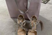 Jimmy Choo Ivette Champagne Sandal