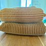 french mustard yellow La Redoute corduroy large curtain set Image 4