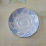Vintage Roslyn China Hostess Set "Leda" Blue & White Image 4