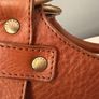 Vintage Burberry Cognac leather shoulder bag Image 5