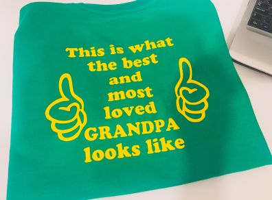 This Is What The Best And Most Loved Grandpa Looks Like T-shirt Great Present