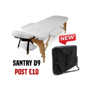 Folding Massage Table Beauty Bed Salon Therapy Spa Couch 2 Zone White