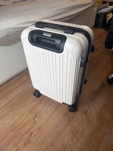 White suitcase