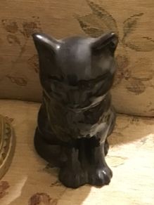 Ceramic Black Cat statue