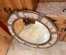 Vintage Elephant Design Mirror