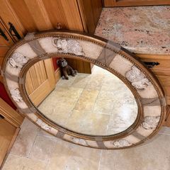 Vintage Elephant Design Mirror
