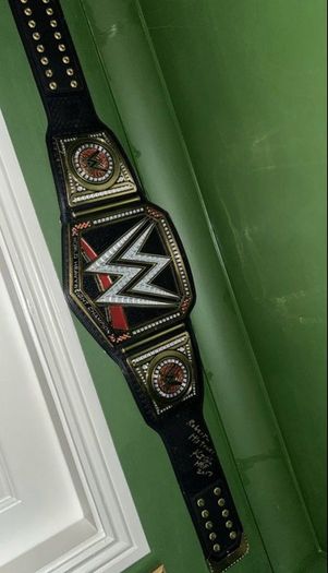 WWE Title Autographed by Kurt Angel