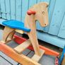 Vintage Wooden rocking horse Image 4