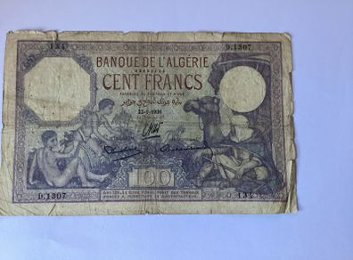 banknotes French Algeria