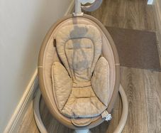 Nested electronic baby swing