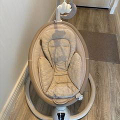 Nested electronic baby swing