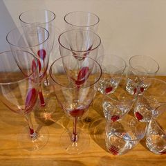 Kilkenny Wine glasses (6) and tumblers (6)