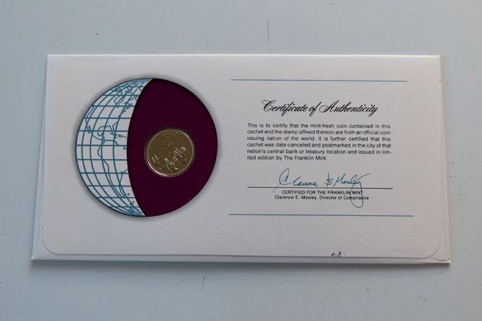 Rare Belize 1979 Coin Stamp cover BUNC Motmot only 808 coins made