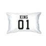 King 01 Queen 01 Couple Pillowcase Set Matching Pillow Covers Image 2