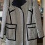 Karen Millen Graphic Tweed Pod Coat UK 14/16, AV Image 4