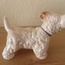 Two Sylvac Glased Porcelain Pottery Dogs Very Very Collectable Made In The Uk 1930's  In Perfect Condition ! Image 4