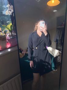 black mango dress