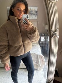 New look shearling jacket