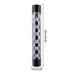 34.4" Barber Shop Led Checked Style Pole Light - Free Delivery Or Pick Up In Store