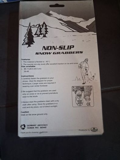 New Artimate non slip snow grabbers