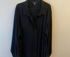 New Look curves black blouse (size 26)