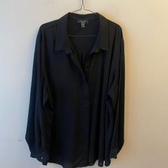 New Look curves black blouse (size 26)