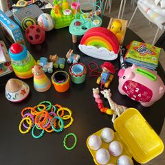 Assorted baby toys & books