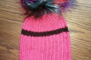 hand knitted adults bobble hats