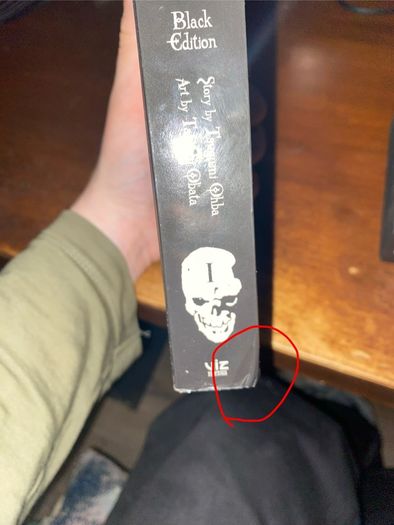 Death note black edition volume 1-4 english manga