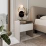 Mono Minimalist Bedside Table with Drawer Image 3
