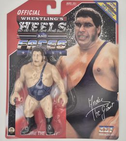 Andre The Giant Retro Style Wrestling Figure Heels & Faces