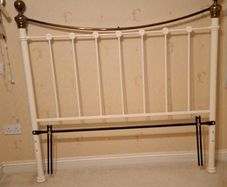 Beautiful metal headboard
