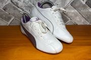 Puma Tallula Glam Ladies/Girls Athletic Gym Dance Shoe Trainers White/Purple UK4 EUR37