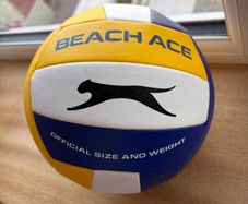 Slazenger Beach Ace Volleyball - Official Size 5 (Mint Condition)