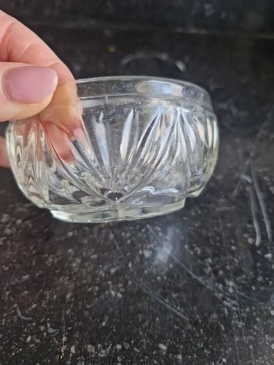 vintage glass pot