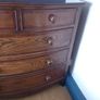 Bowfront mahogany chest of drawers. Image 3