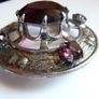 Huge vintage silver tone Scottish Celtic brooch Image 3