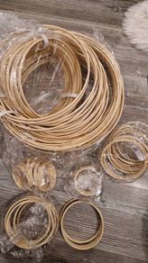 Lot of Bamboo Hoops for Dreamcatcher / Macrame Making