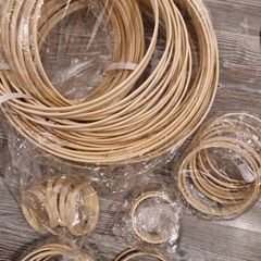 Lot of Bamboo Hoops for Dreamcatcher / Macrame Making