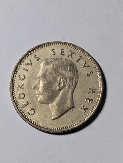 South Africa Silver Shilling 1951