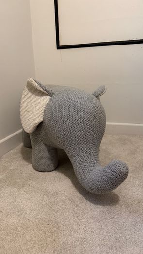 Nursery baby room giraffe and elephant