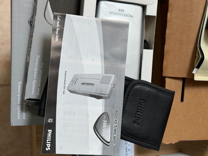 Philips Dictation System. LFH 0067/15. Complete. Never Used.