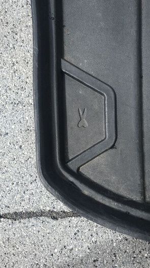 genuine audi a4 rubber bootliner