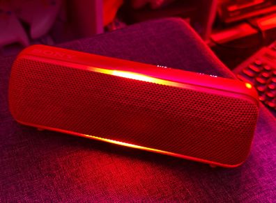 Sony SRS-XB22 Extra Bass Portable Wireless Bluetooth Speaker - Red