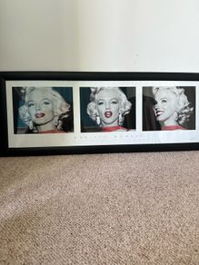 Framed Marilyn Artwork