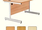 New Straight Office Desk with Cantilever Legs W1200 x D800mm