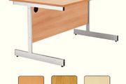 New Straight Office Desk with Cantilever Legs W1200 x D800mm